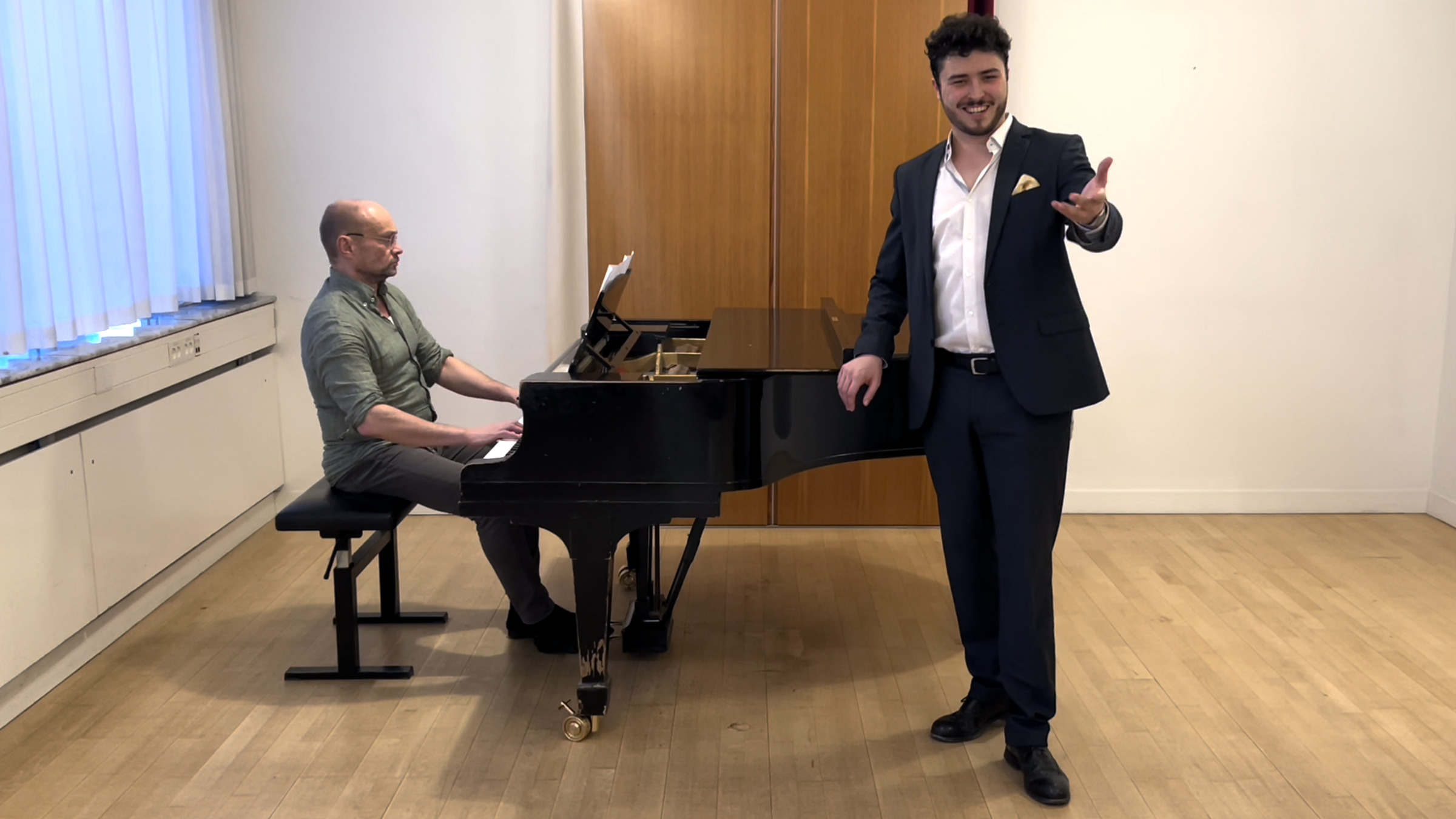 Anton Puscha, Bariton, im Duett mit Klavier